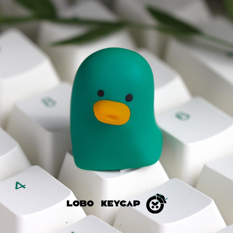 Four-Color Duck Series: Cute Stress-Relief Keycaps