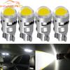 2pcs T10 Led Signal Lamp Car Bulb W5W 194 168 Trunk Reading Interior Lamps Clearance Backup Reverse Light License Plate White