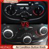 Aluminum Alloy Car Air Conditioning Knob Heat Control Switch Button Knob for Peugeot 206 207 2006-2011 for Citroen C2