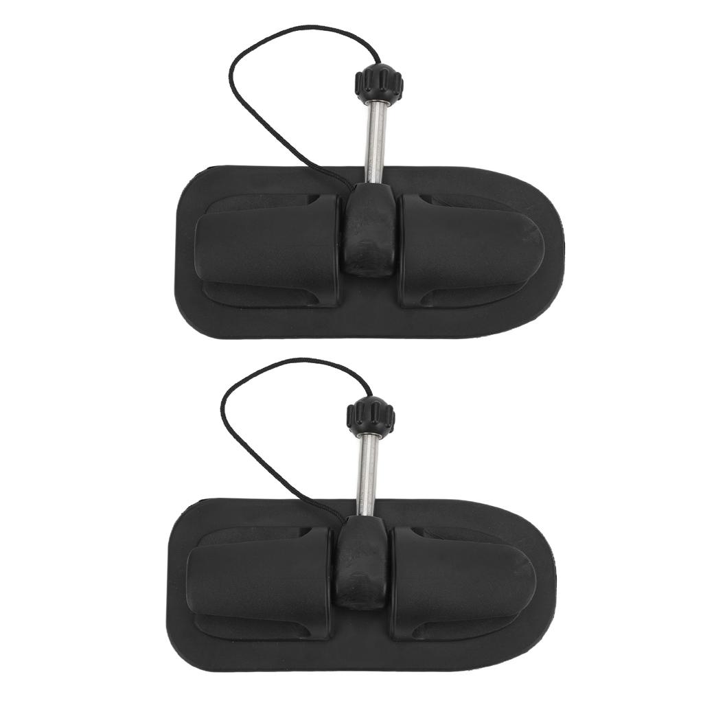 1 Pair Oar Holder Paddle Lock Support Universal for Inflatable Boat Kayak Canoe Dinghy Raft 0.4in Iron Core
