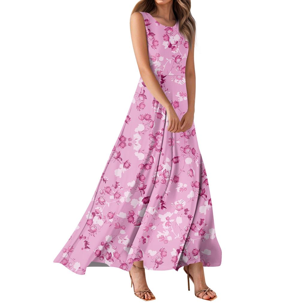 Rochii de vară pentru femei, rochii maxi casual, rochii maxi florale drăguțe, rochii pentru invitați la nuntă, rochii lejere din șifon