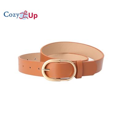 Women Faux Leather Belt, Fashion Ladies Belt with Pin Buckle for Jeans Pants
