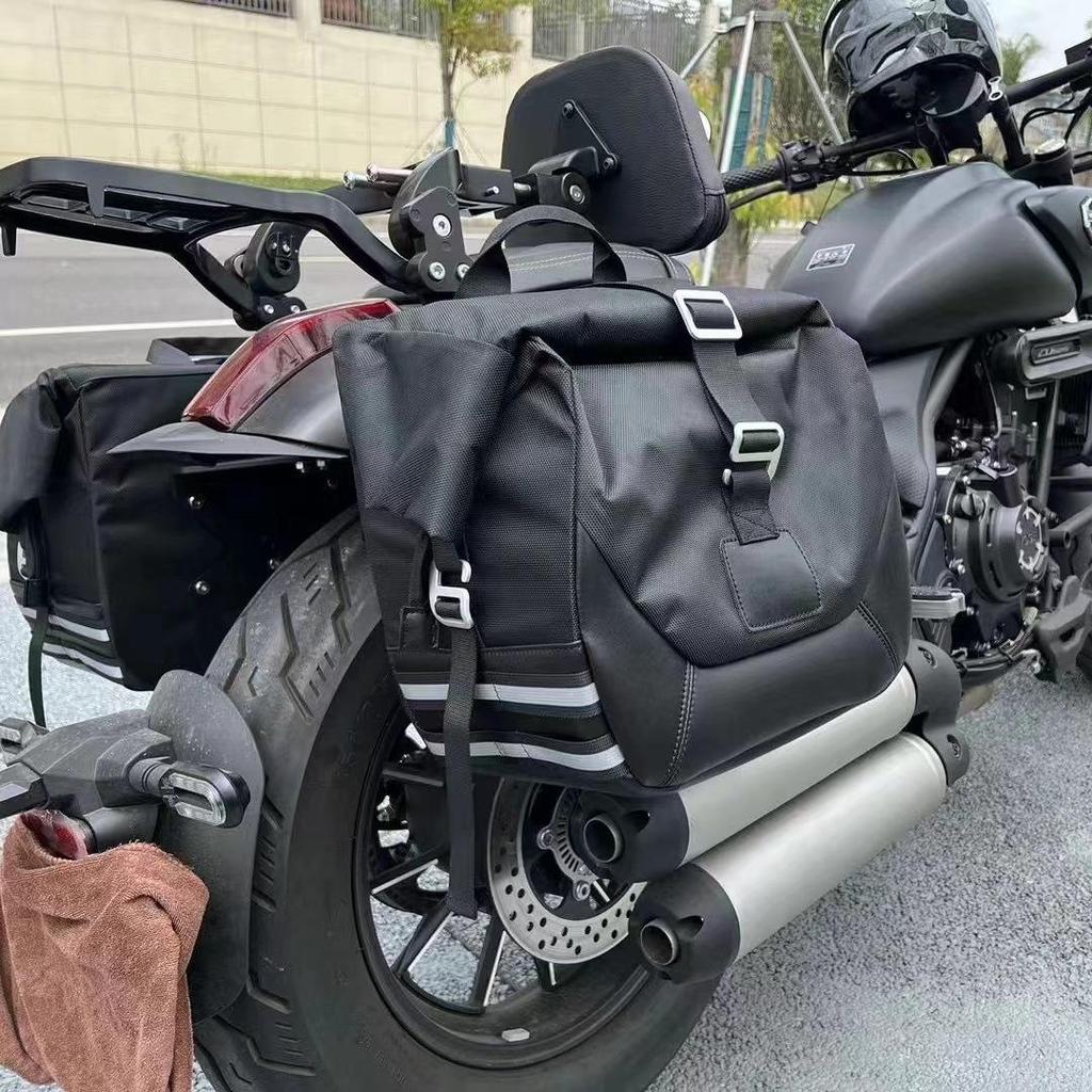 QJ Flash 250 Crash Bar & Rear Rack Kit: Protection Bar, Backrest, Side Bag Accessories