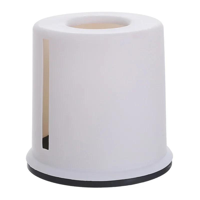 1 Pcs Plastic Tissue Box Round Living Room Pumping Box Creative Cylinder Multifunctional Household Toilet Roll Paper Storage Box