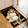 1PC Custom Name "Skull Cards: Death's Grip" Theme Floor Mat Ideal for Living Room, Game Rooms, Office, Bedroom Floor Mat Design