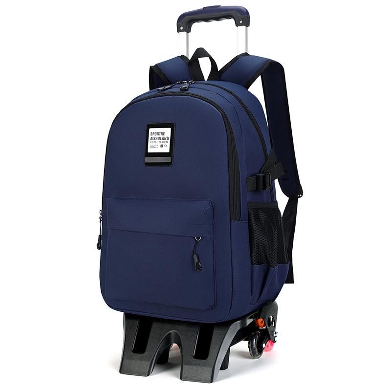 Wasserabweisender Trolley-Rucksack für die Klassen 3-6: Geräumig, mit Rollen, für Grundschüler