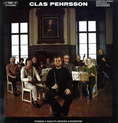 LP-Schallplatte CLAS PEHRSSON GEORG PHILIPP TELEM Telemann A. Scarlatti Heinichen LP8 BIS 1975 Schweden Klassik Gebraucht