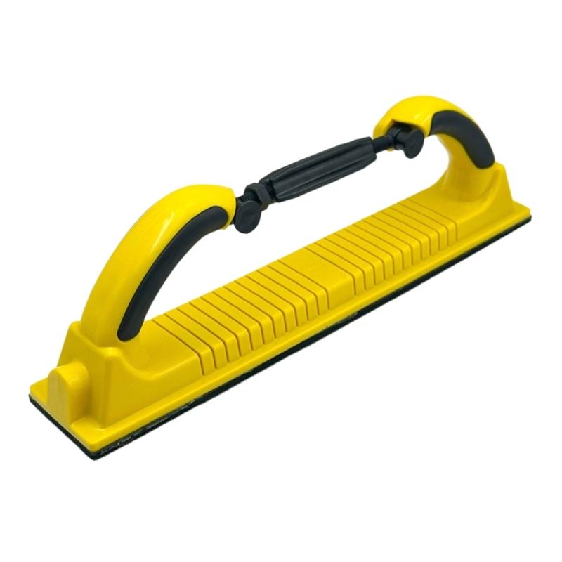 Manual Sanding Tool Adjustable Suitable for Car Waxing & Hand Grinding 70x400mm Sandpaper Large Area Surfaces Smoothing