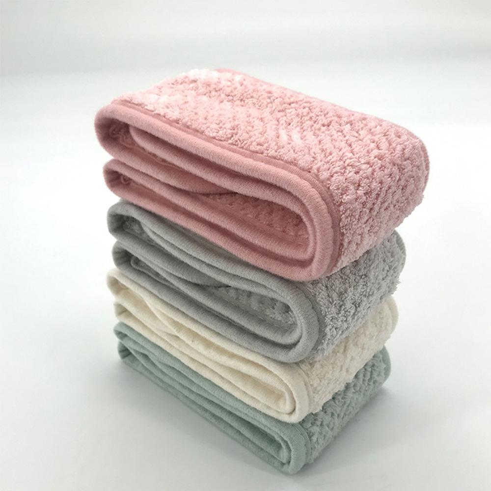 Bath Shower Adjustable Facial Turban Coral Fleece Headband Wrap Tiara Face Wash Hairband