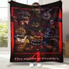 Coperta in Flanella Horror Freddy F-FNAF Games, Coperta in Peluche Calda Ultra Morbida per Casa Camera da Letto Letto Divano Ufficio Campeggio Picnic