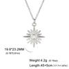 In Boho Sun Star Pendant Necklace for Women Stainless Steel Gold Choker Neck Chain Jewelry Birthday Gift