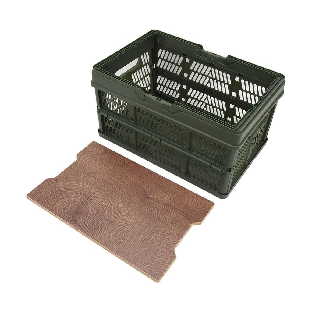 Outdoor Camping Picnic Basket Foldable Large Capacity Multifunction Handheld Camping Storage Basket Picnics Storage Box