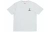 T Shirts Men's White Crew Neck Moderate Straight Fit AHSR628-1