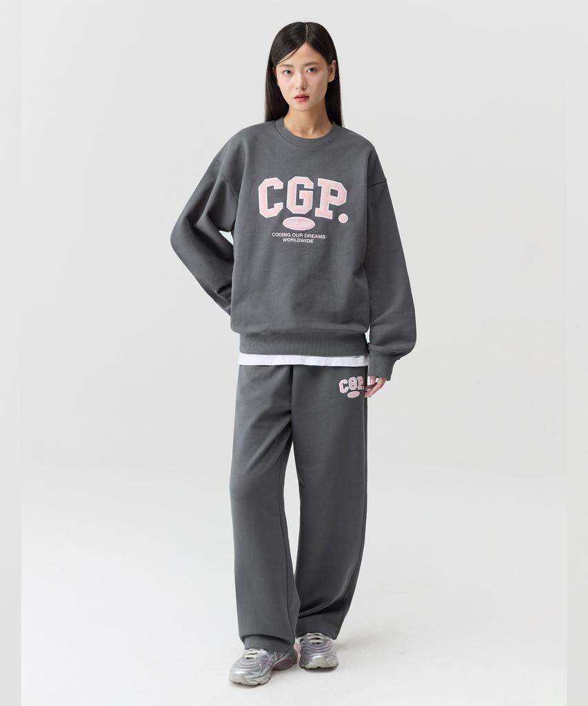 Cgp Arch Logo Hoodie_Charcoal Bbdw