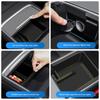 Central Control Storage Box Portable Universal Double-layer Space Flocking Lining Car Interior Armrest Box Storage Inner Box