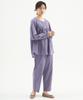 Meipeullawo Purple St Long Sleeve Pure Cotton Women'S Plus Size Pajama Set
