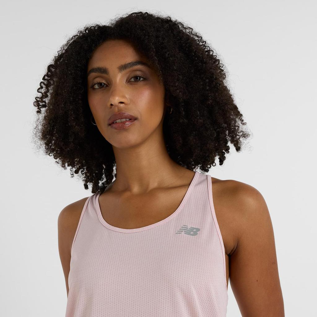 WT41250 Athletics Tank RUH Sugar M [New Balance] (WT41250) Women's (Rose Heather)