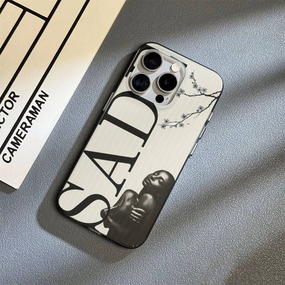 Singer Sade Adu Phone Case For IPhone 11 12 13 14 15 16 17 Pro Max PLUS Pro Wave Corrugated Silicone Case