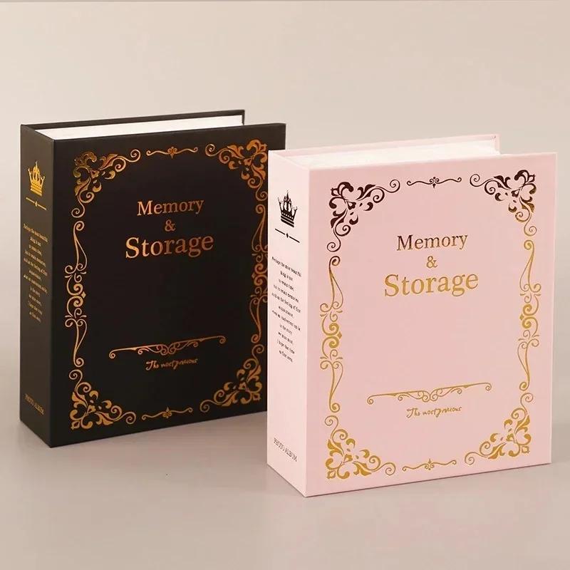 Photo Album Insert Type 4D Large 6 Inch 100 Plastic Children's Photo Hot Stamping Picture Album Accessories Autograph Book