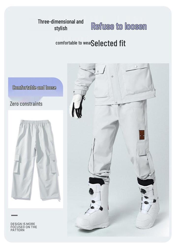 Trendy Outdoor Hooded Jacket & Pants Set - Three-Proof, Casual Sportswear for Couples, Ideal for Spring & Autumn.