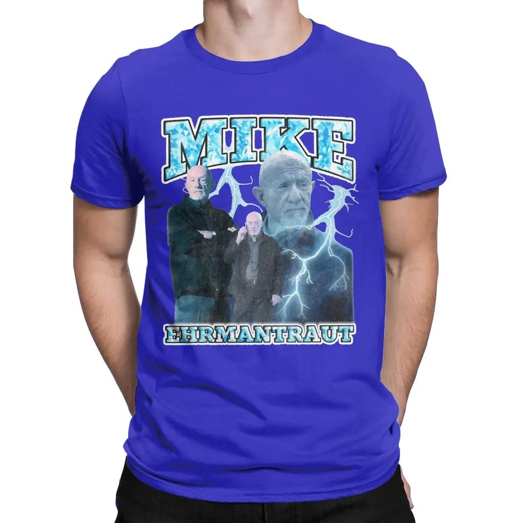 Vintage Mike Ehrmantraut Breaking Bad Vintage 90's Retro T-Shirts for Men Round Neck Cotton T Shirt Short Sleeve Tees Gift Tops