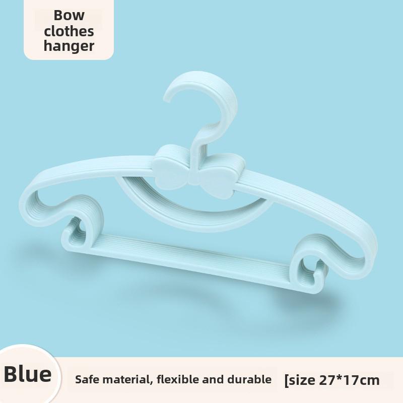 

Пластиковая вешалка для детской одежды с бантом - прочная для домашнего использования