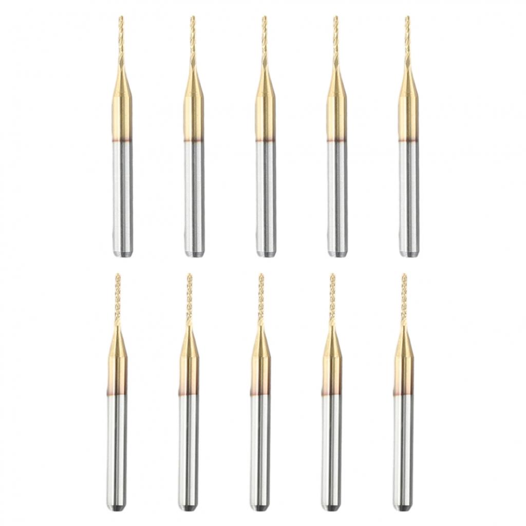10 buc Freză 1mm CNC Carbură Freză Frontală Gravare