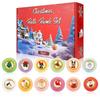 Bombes de Bain pour Enfants et Femmes, Coffret Cadeau de 12 Bombes de Bain Naturelles Faites à la Main, Bombes de Bain Moussantes - Cadeaux Parfaits pour Soin Personnel, Relaxation et Spa pour Femmes