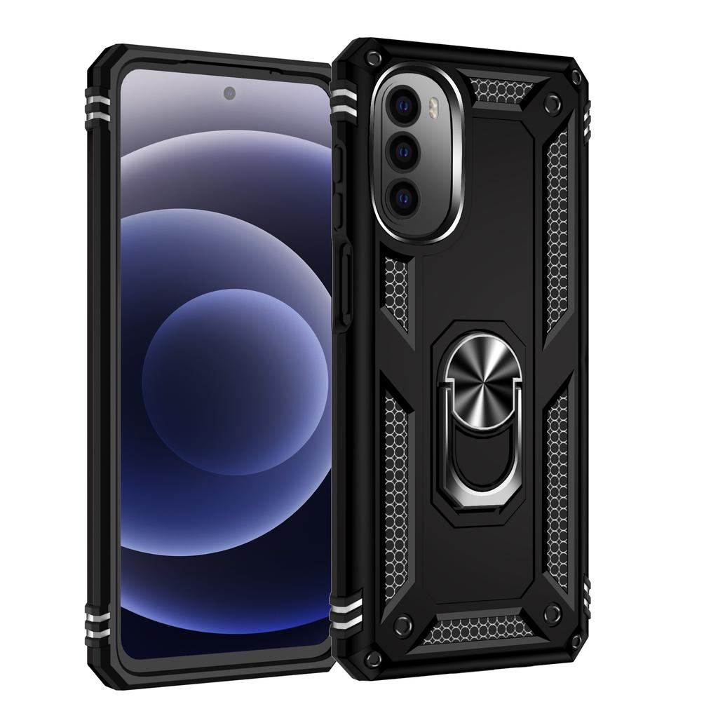 Magnetic Car Ring Holder Phone Cover For Motorola Moto G52 G22 G71 G51 G31 G41 Case Moto G 52 22 71 51 31 41 Funda Coque Capa