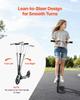Kick Scooter for Kids Ages 8+, Teens & Adults, 2-Wheel Toddler Scooter with Adjustable Height Handlebar, Wide Anti-Slip Deck, Foldable Lightweight for