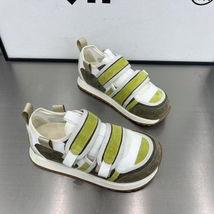 Autumn new ugly cute shoes mesh comfortable breathable lace-up fashion color matching casual dad shoes