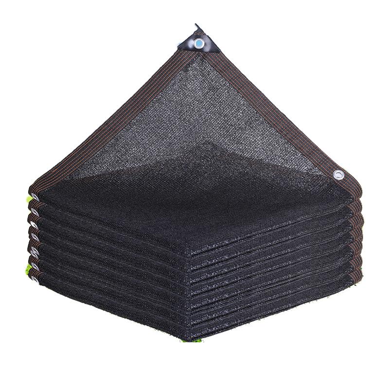 

New 6 Pin Black HDPE Anti-UV Sun Shade Net Gazebo Shelter Outdoor Pergola Canopy Sun Cover Agriculture Greenhouse Sunshade Net 2mX1m