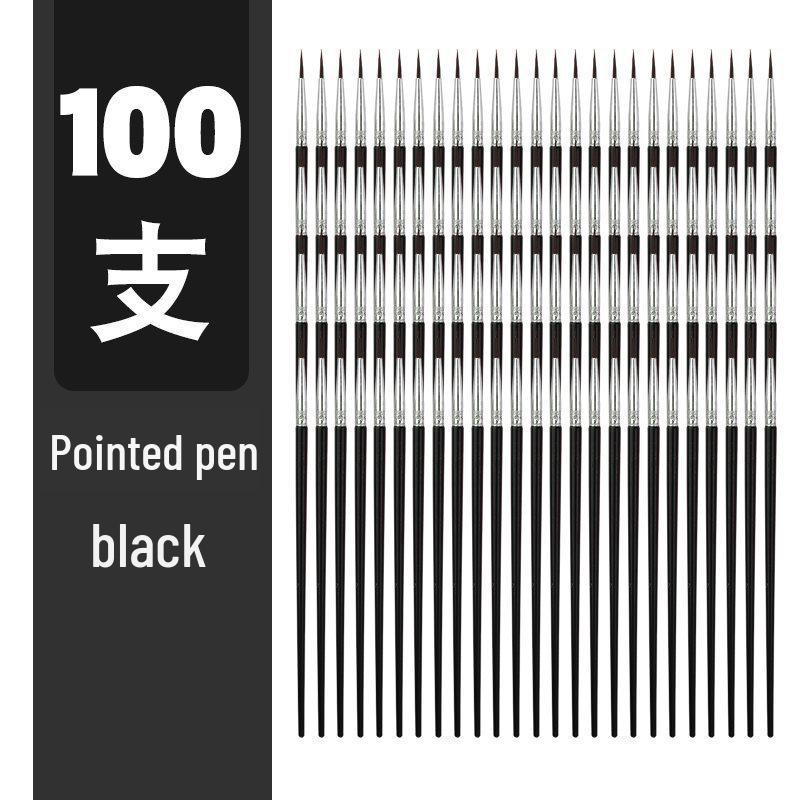 Wei Zhuang Kids' DIY Plaster Nylon Fine Liner Blue Brush for Oil Painting & Graffiti.
