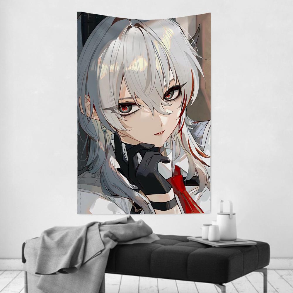 Zani Game WWuthering Waves Tapestry Room Decor Wall Cloth Party Hanging Background Room Decor Baby Room