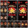 Blessing Words Spring Festival Window Stickers Cartoon Spring Festival Supplies  Lunar New Year