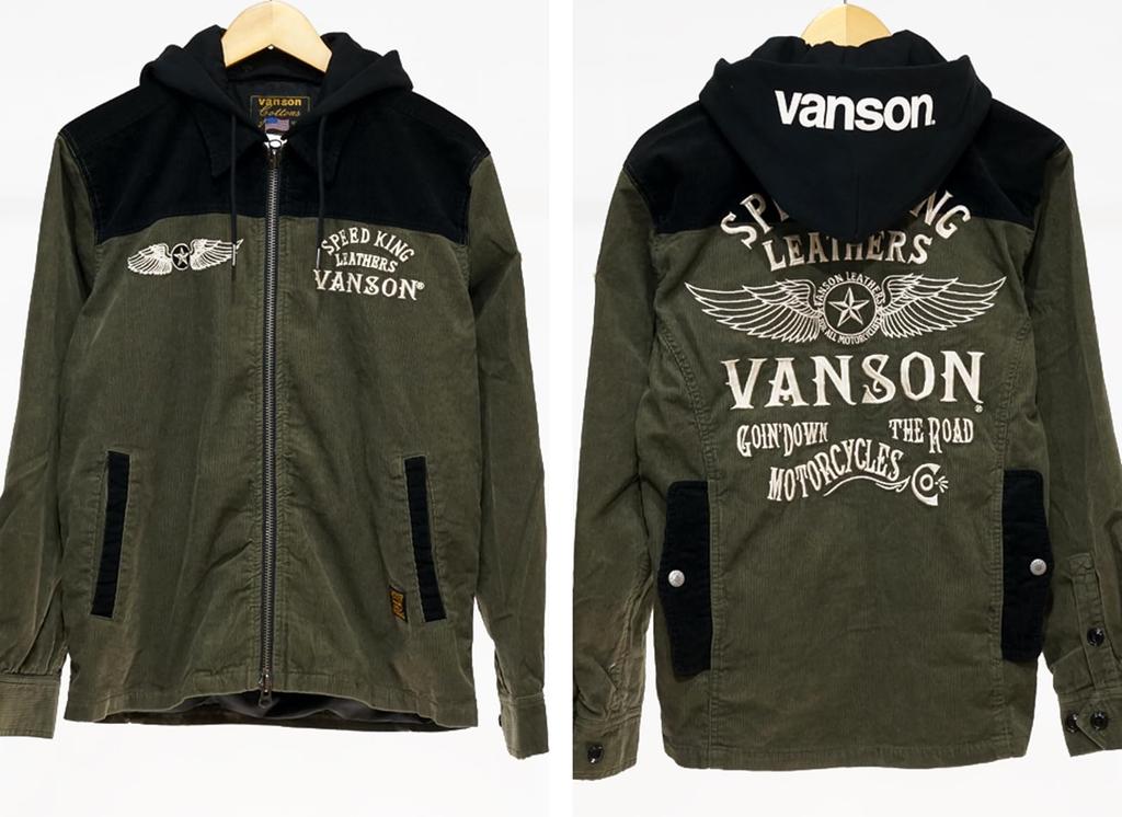 Flying Star Embroidery Detachable Hood Denim Corduroy CPO Jacket [Banson] Men's Nvsl-2404 (JP, Alphabet, M, Olive)