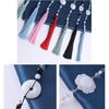 Chinesischer Hanfu Anhänger Retro Quasten Taillenanhänger Imitation Jade Kleidungsschmuck