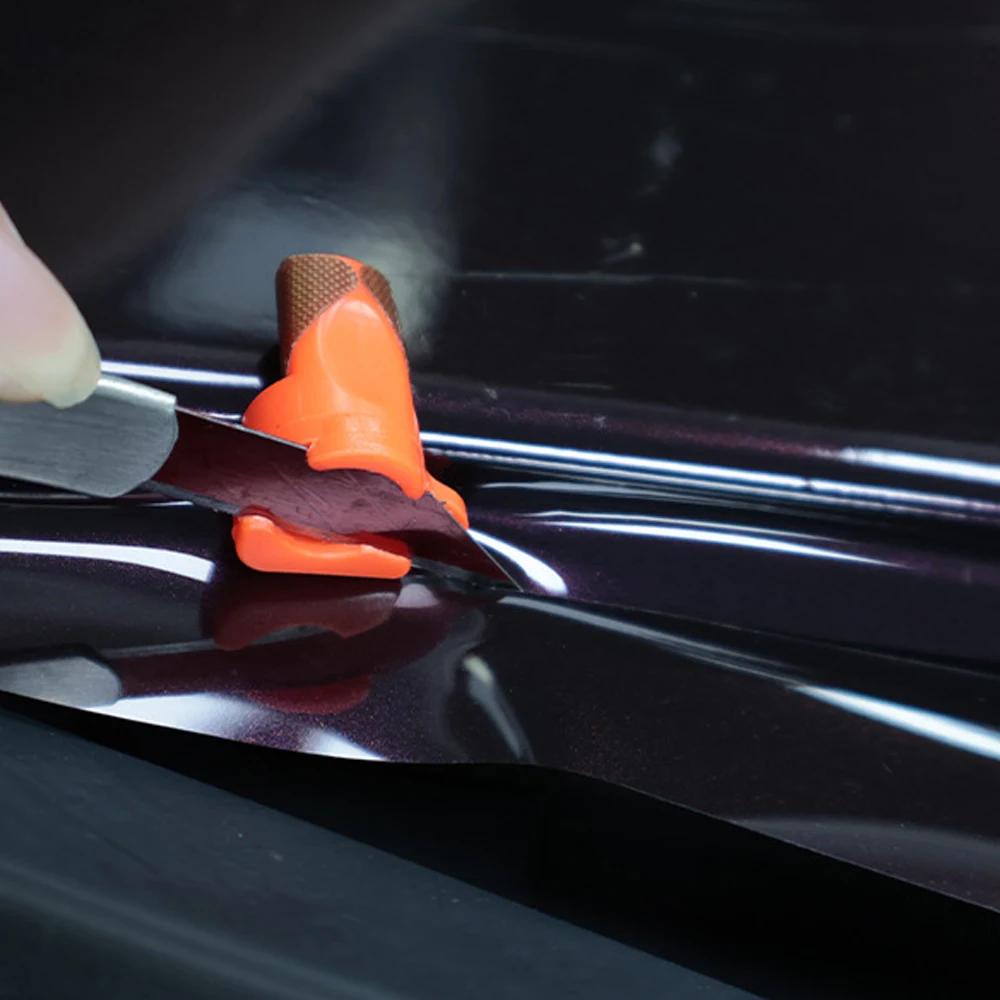 2Pcs Edge Trimming Tool for Car Wrapping Film Utility Knife Auxiliary Tool, Professional Vinyl Film Trimming Cutter
