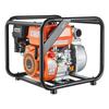 Gas Powered Water Pump, 50.8 Mm, 142 GPM 7HP Semi Trash Water Transfer Pump Portable, Gasoline Engine with 7.62 M Discharge Hose, Heavy Duty Frame,