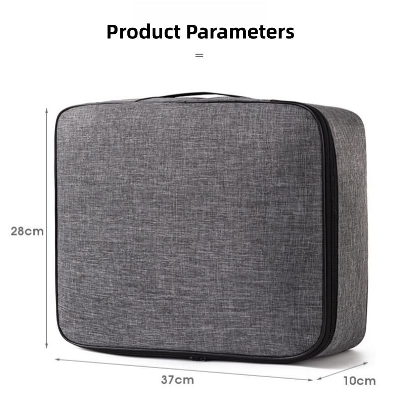 Home Document Storage Bag Large Capacity Household Certificate Passport Card BagFolder Archive Organizing Makeup Storage Bag
