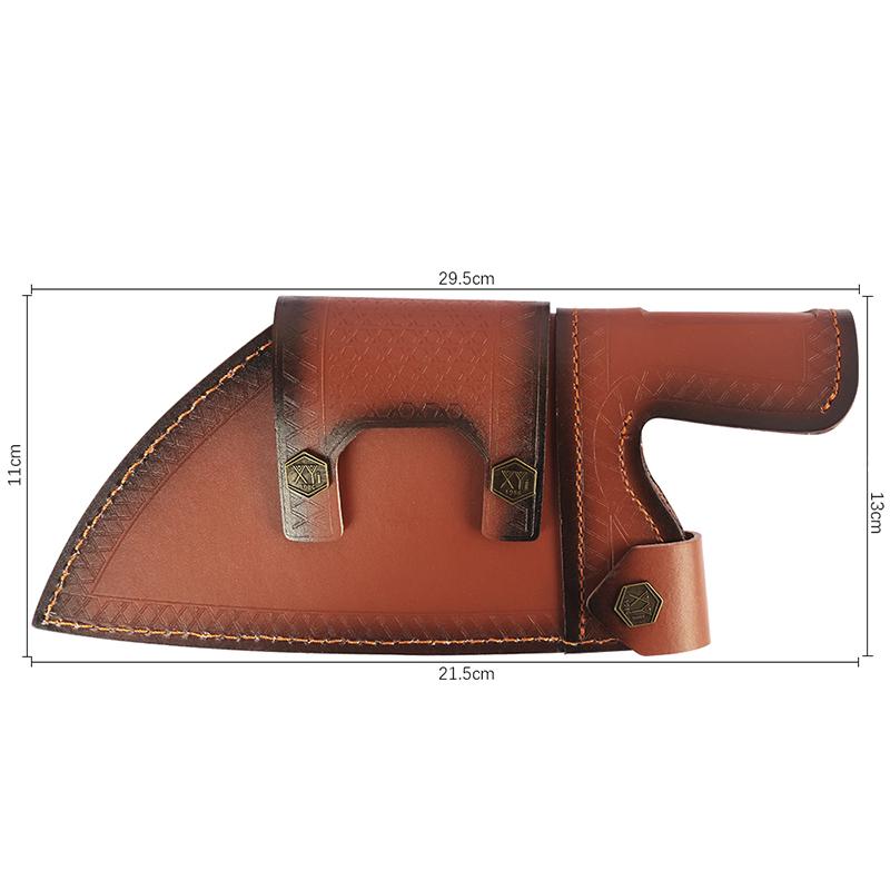 Funda universal para cuchillos de chef, funda protectora para cuchillos rebanadores, de cuero sintético, para exteriores, protector de hoja