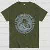 Cthulhu Coffee Co Unisex 100% Cotton Summer Casual Cool Loose T-Shirt