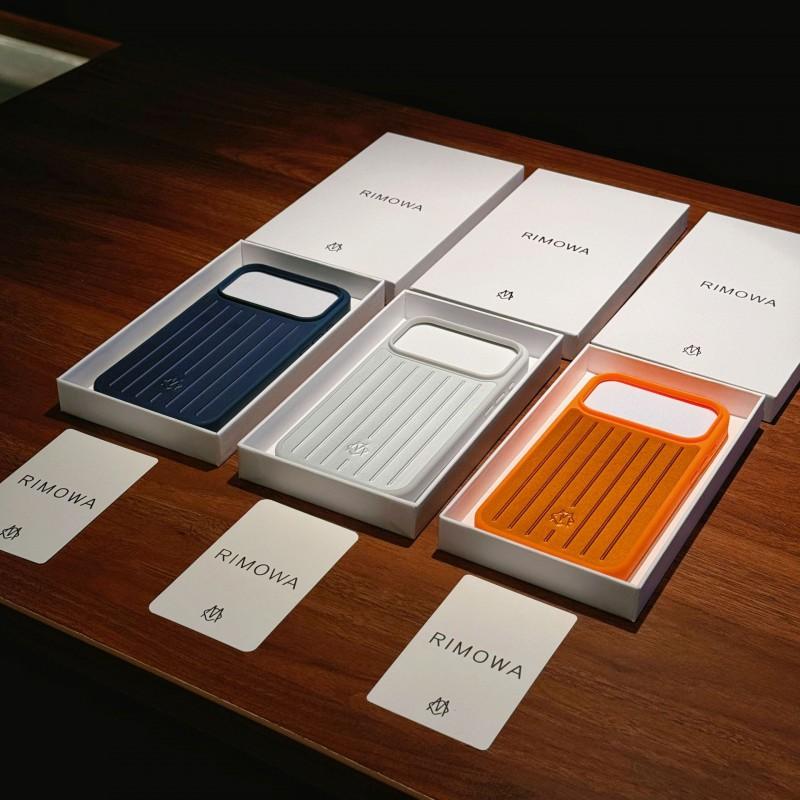 RIMOWA Style Aluminum Phone Case IPhone 17 Pro Max 16 15 Magnetic Striped Protective Cover