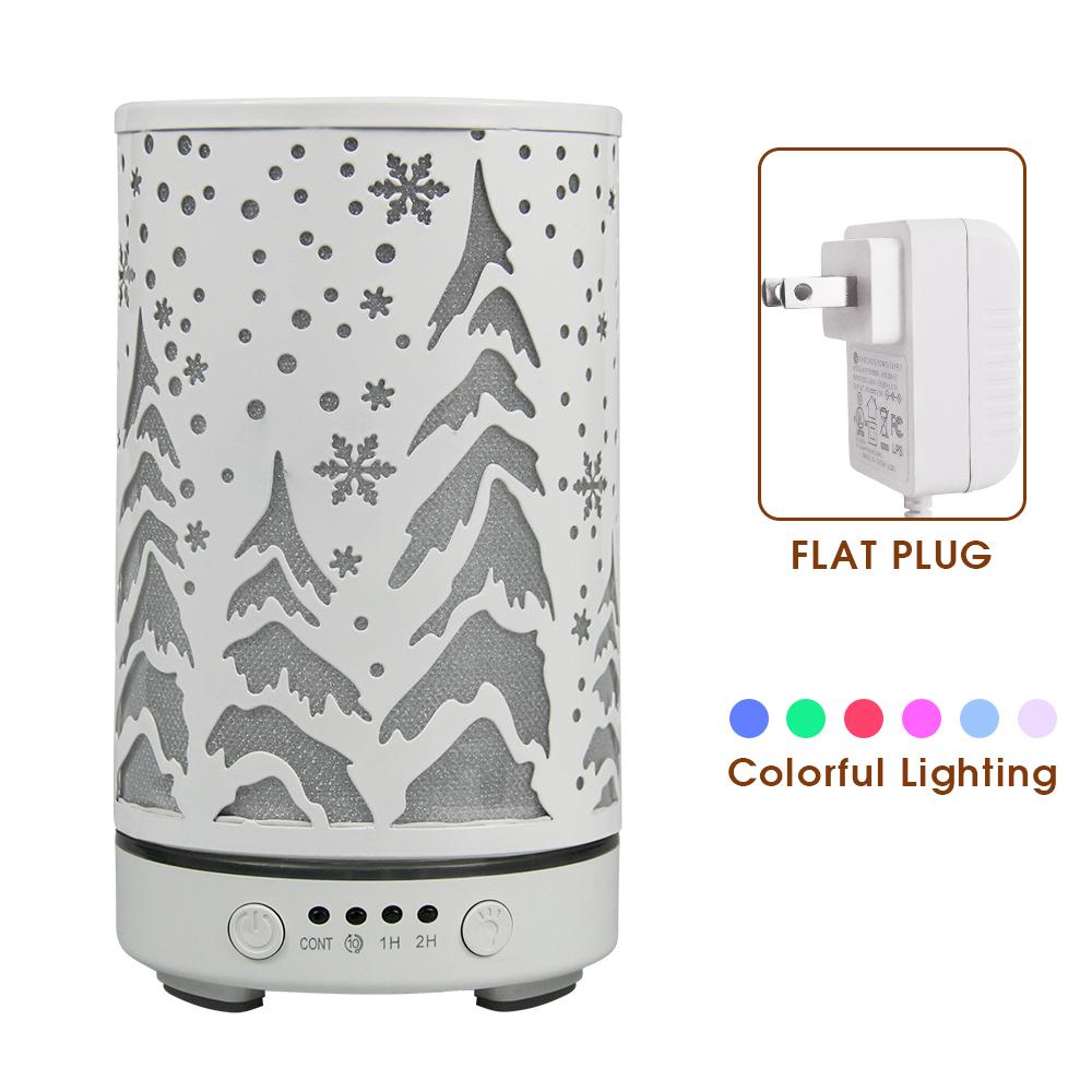 Timing Function Aroma Diffuser Hollow Tree Humidifier Bedroom Fragrance Diffuser with LED Lights Humidificador para aromaterapia