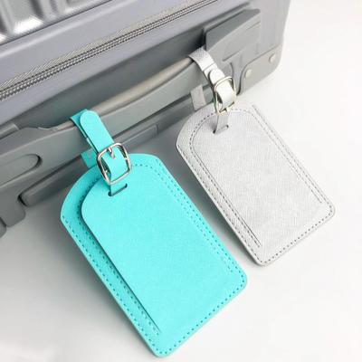 Leather Luggage Tag Baggage Boarding Bag Tag Suitcase Tag Luggage Bag Tags Name ID Address Label Luggage Tags Travel Accessories
