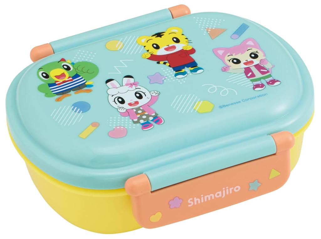 Skater Bento Lunch Made In Shimajiro POP Children's Box, 360ml, Japan, Design, QAF2BA-A
