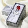 Kristallglas-Rosen-Blumenfiguren, Basteln, Valentinstag, Gastgeschenke, Weihnachten, Liebhaber, Geschenk, Souvenir, Zuhause, Hochzeitsdekoration, Ornamente