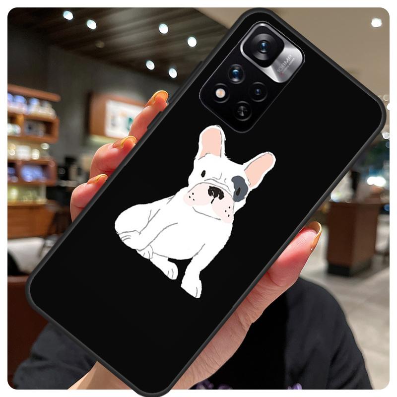 

French Bulldog Dog Case For Redmi Note 12 Pro Cover For Redmi Note 10 8 9 11 Pro 8T 9S 10S 11S 12S 9C 10C 12C Redmi Note 12 Pro 5G