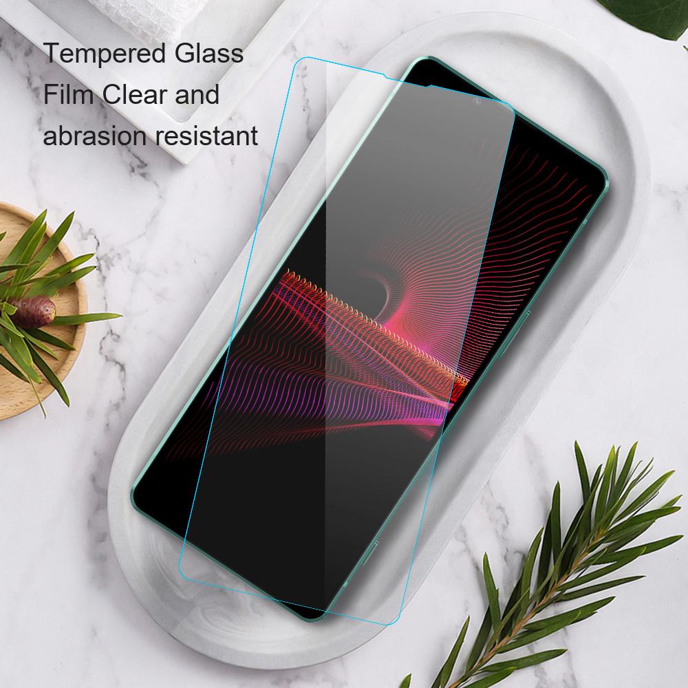 AMORUS For Sony Xperia 1 VII Front Screen Protector 2.5D Arc Edge 9H High Aluminum-Silicon Glass Film