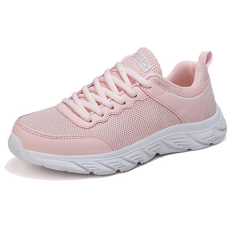 Spring and Summer New Breathable Mesh Shoes Lightweight Fashion Running Sports Shoes Women's Casual Travel Shoes Trendy Shoes